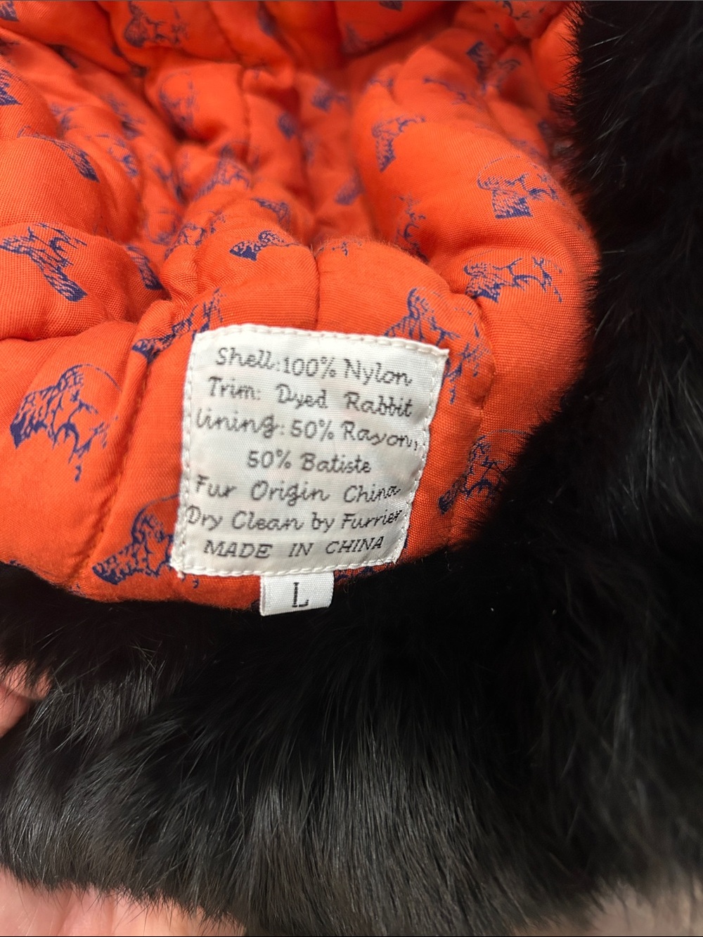 Lux Real Fur Trapper Hat - Black - Picture 3 of 3